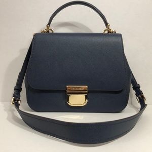 Michael Kors medium navy blue hand/crossbody bag